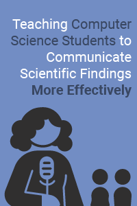 Teaching Computer Science Students to Communicate Scientific Findings More Effectively