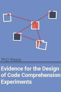 Evidence for the design of code comprehension experiments